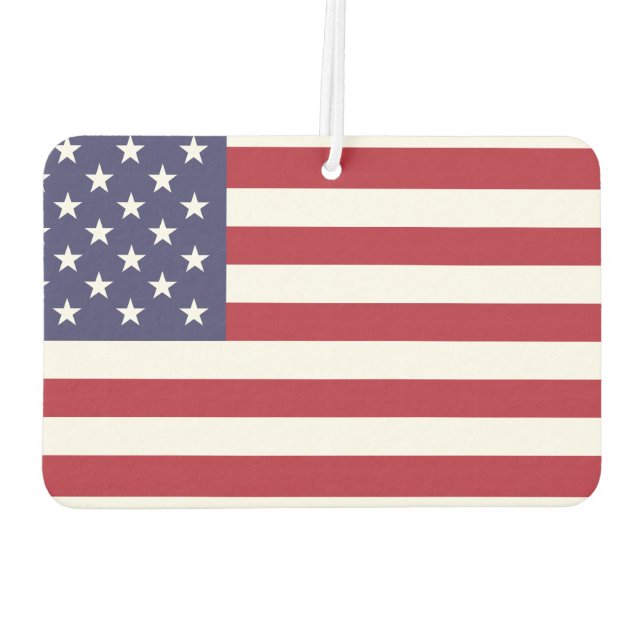 USA Flag Car Air Freshener (Back)