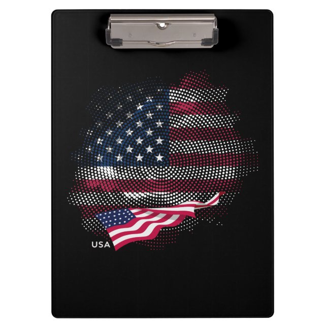 USA flag Clipboard (Front)