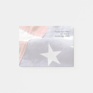 USA flag close up fade Post-it Notes