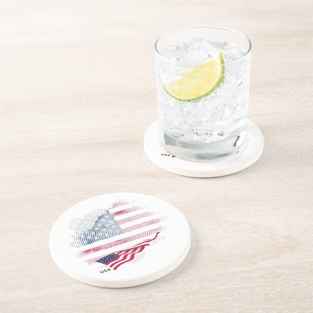 USA flag Coaster (Side)