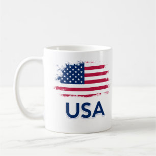 USA Flag  Coffee Mug