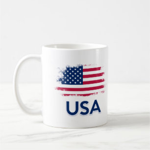 USA Flag  Coffee Mug