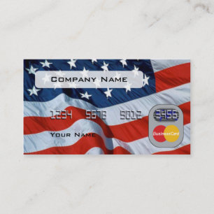Usa Flag Credit Card