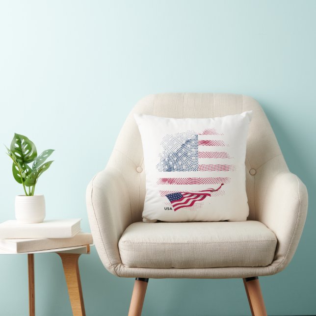 USA flag Cushion (Chair)