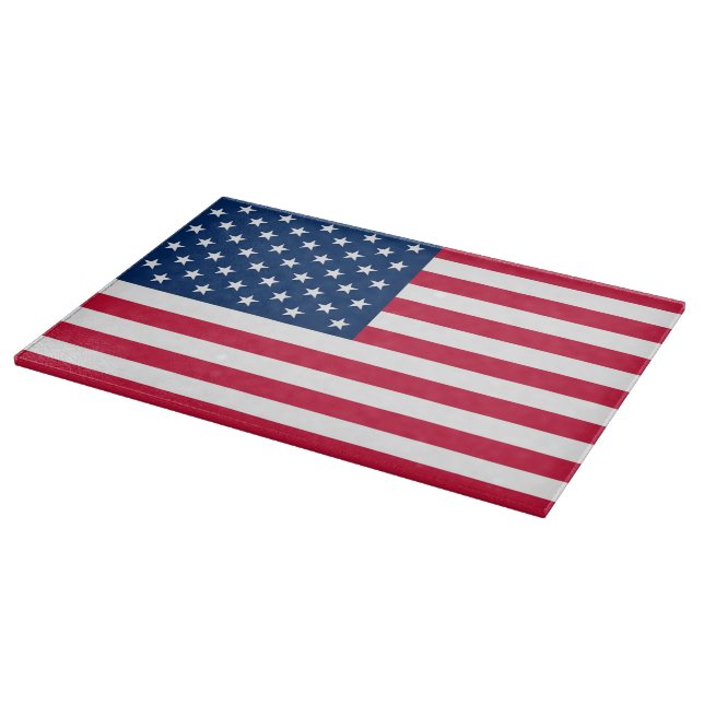USA Flag Cutting Board Patriotic (Corner)