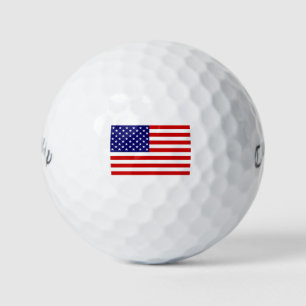 USA Flag cwb gbcnt Golf Balls