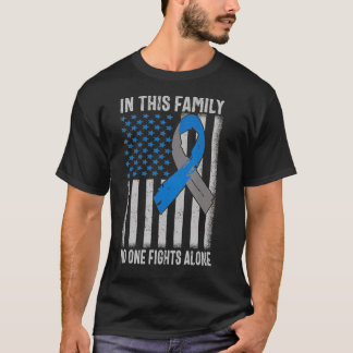 USA Flag Diabetes Type 1 Awareness Family T-Shirt