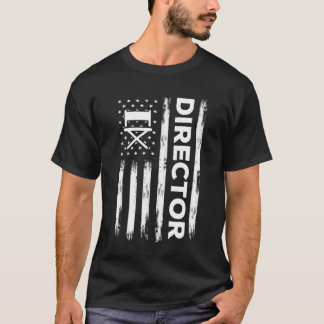 USA Flag Film Director America friends T-Shirt