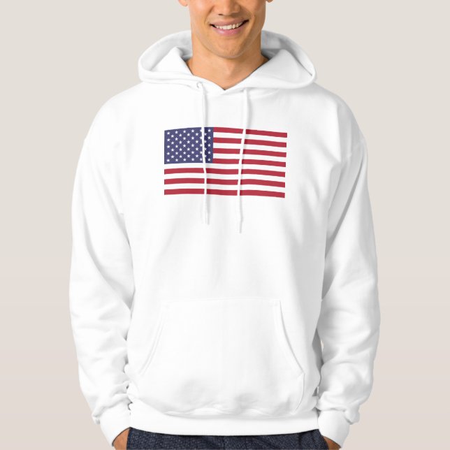 USA flag, flag of USA, American flag Hoodie (Front)