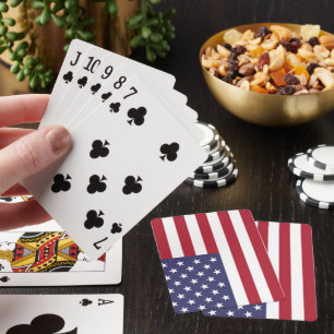 USA flag, flag of USA, American flag Playing Cards