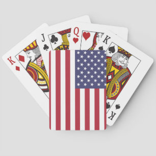 USA flag, flag of USA, American flag Playing Cards