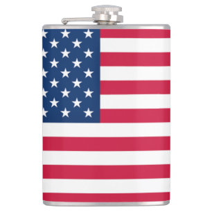 USA Flag Flask