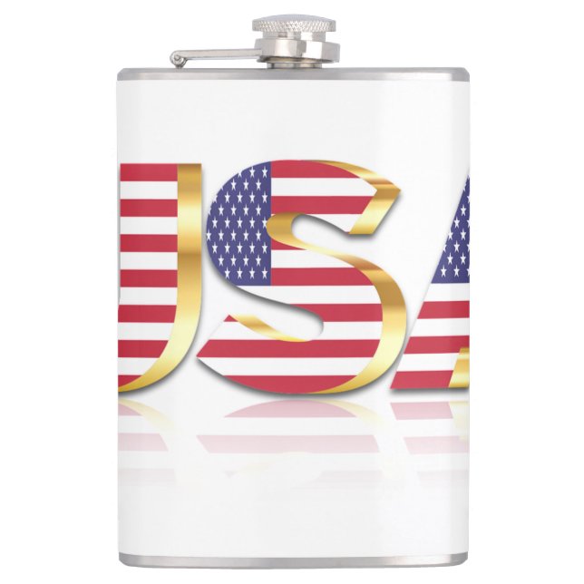 USA Flag Flask United States of America (Front)
