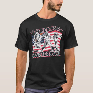 USA Flag Football  American Football Quarterbacks  T-Shirt