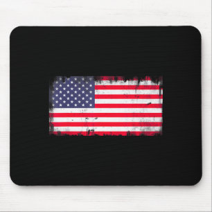 Usa flag fourth of july patriotic freedom america mouse mat