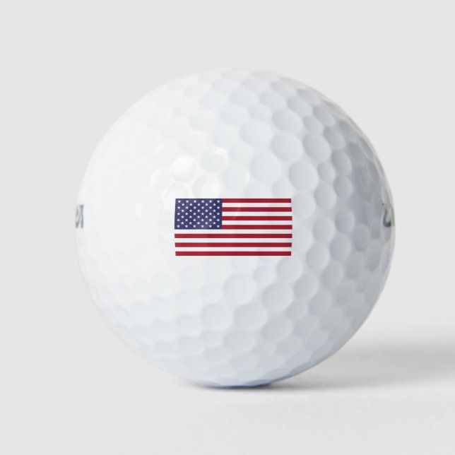 USA Flag Golf Balls (Front)