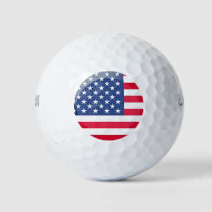 USA flag Golf Balls