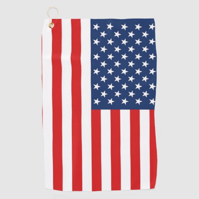 USA Flag Golf Towel (Front)