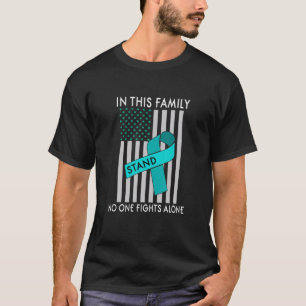 Usa Flag Green Ribbon Mental Health Awareness T-Shirt