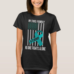 Usa Flag Green Ribbon Shirt Mental Health Awarenes