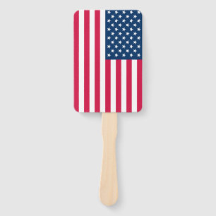 USA Flag Hand Fan