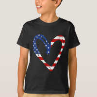 Usa Flag Heart American Patriotic Armed Forces