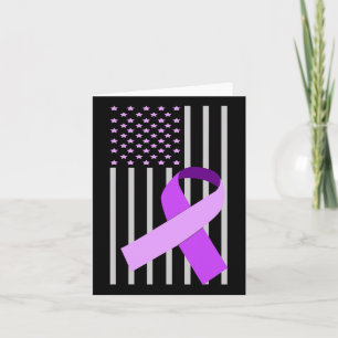 Usa Flag Heimerheimer Ribbon Heimerheimer Disease  Card