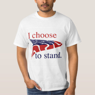 USA Flag I Choose to Stand T-Shirt