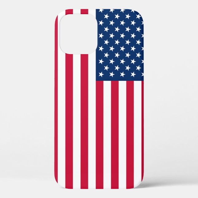 USA Flag iPhone Case - Patriotic (Back)