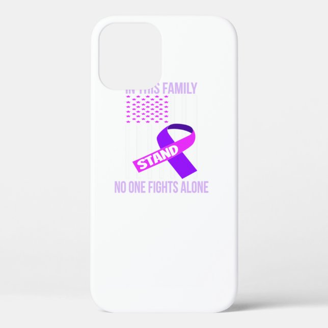 Usa Flag Itp Purple Ribbon Immune Thrombocytopenia Case-Mate iPhone Case (Back)