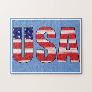 USA Flag Jigsaw Puzzle