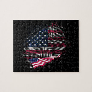 USA flag Jigsaw Puzzle