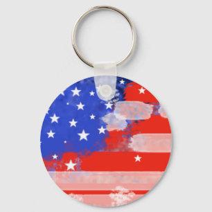 USA flag Key Ring