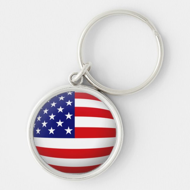 USA Flag Keychain (Front)