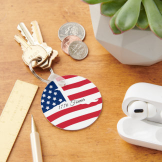 USA Flag Keychain