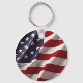 USA Flag -Keychain- Key Ring