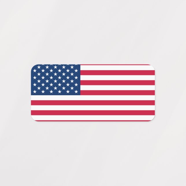 USA Flag Labels (Design 1)
