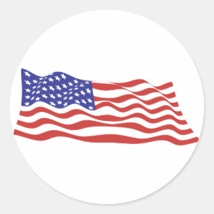 USA Flag Large Sticker Sheets