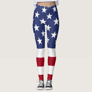 USA Flag Leggings