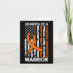 Usa Flag Leukemia Awareness Month Us American For  Card