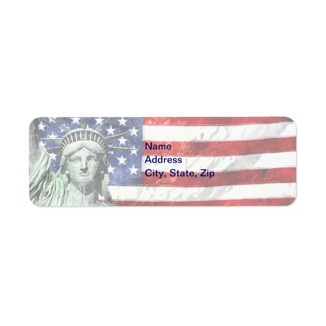USA FLAG & LIBERTY (Front)