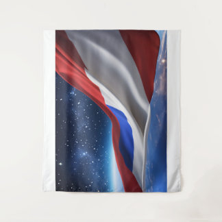 USA Flag Logo Large Tapestry