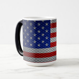 USA flag. Magic Mug