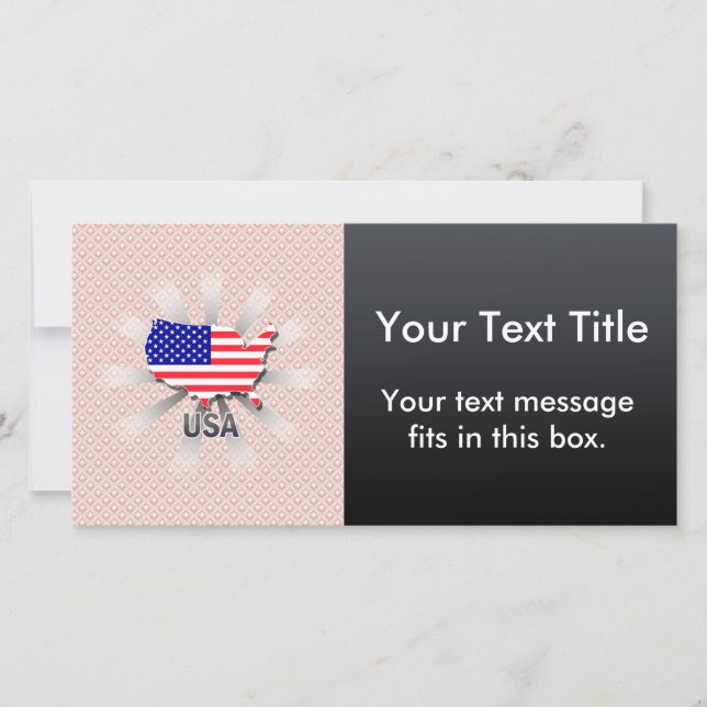 Usa Flag Map 2.0 (Front)