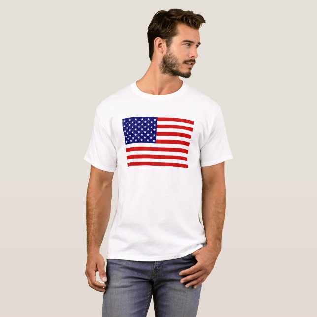 USA Flag mccnt T-Shirt (Front Full)