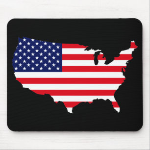 USA Flag Mouse Mat