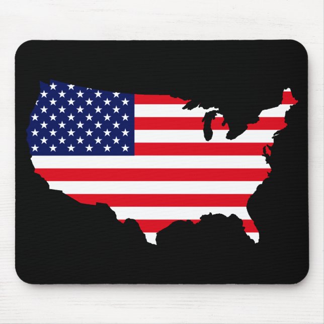 USA Flag Mouse Mat (Front)
