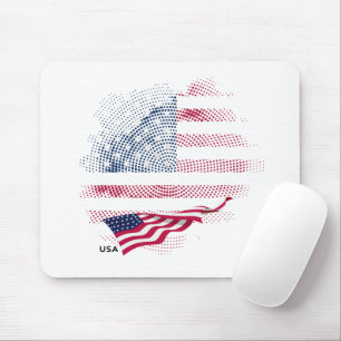 USA flag Mouse Mat