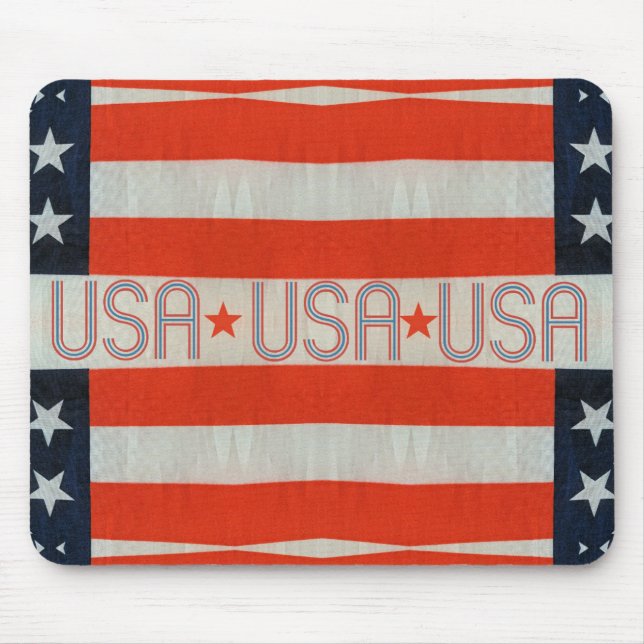 USA Flag Mouse Mat (Front)