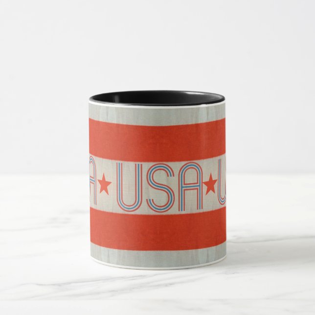 USA Flag Mug (Center)